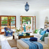 60 Идеи за средиземноморски стил в интериора - празник всеки ден (снимка)